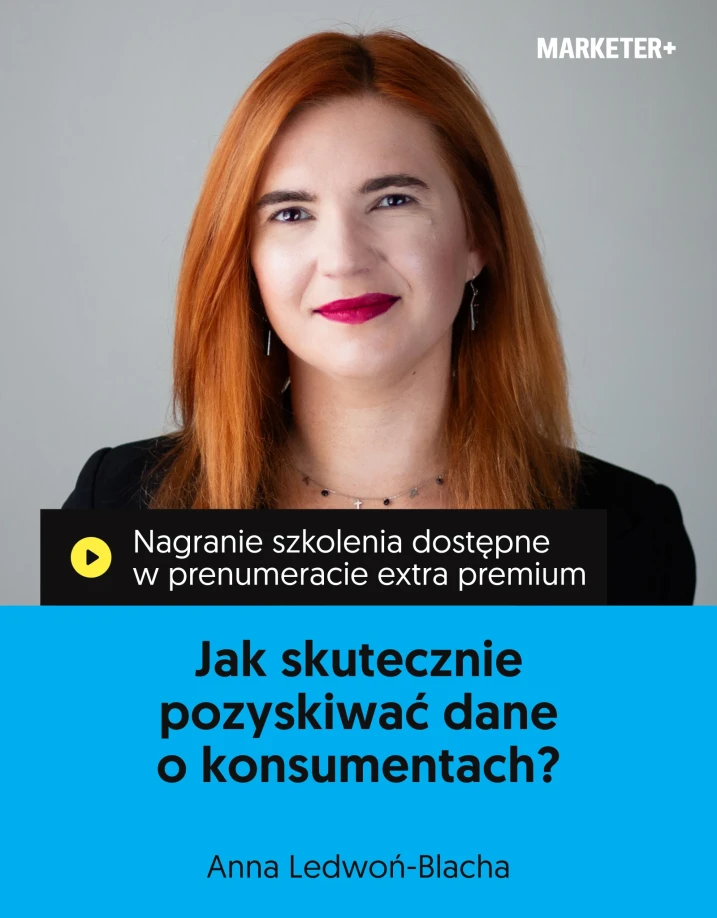 Szkolenie online „Jak skutecznie pozyskiwać dane o konsumentach?” Prowadząca: Anna Ledwoń-Blacha