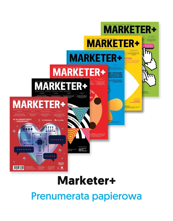 Prenumerata „Marketera+” w wersji drukowanej