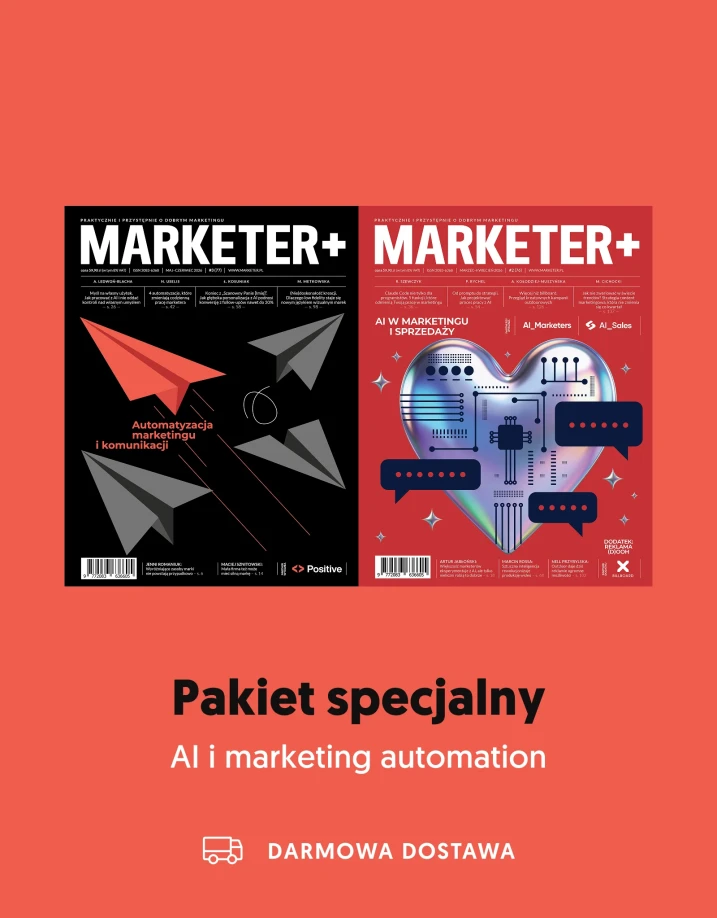 Pakiet specjalny „M+”: Automatyzacja marketingu i komunikacji + AI w marketingu i sprzedaży