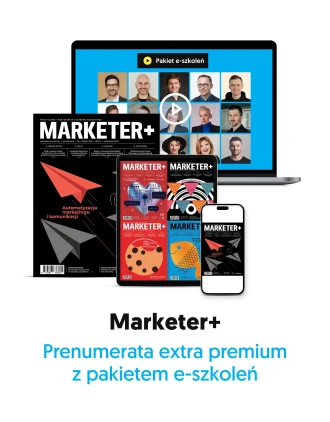 Prenumerata extra premium „Marketera+” z pakietem e-szkoleń i pełnym dostępem do archiwum