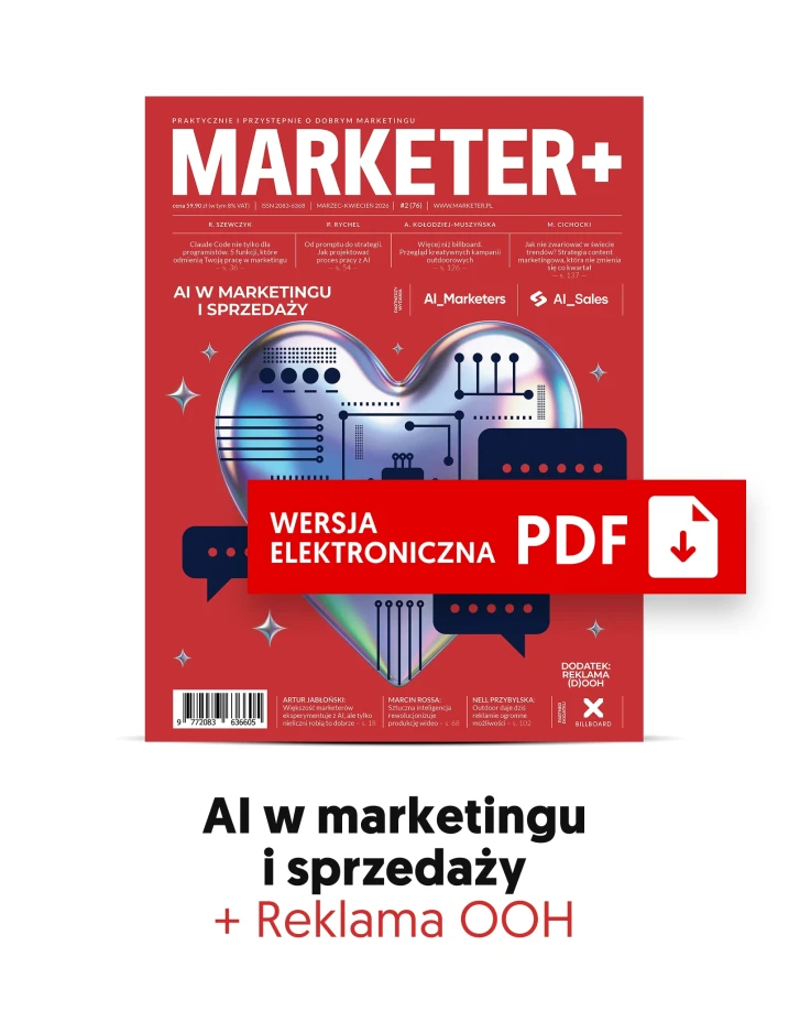 AI w marketingu i sprzedaży – „Marketer+” nr 2 (76) 2026