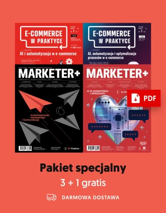 Pakiet specjalny „M+” i „EwP”: Automatyzacja marketingu i komunikacji + AI w marketingu i sprzedaży + AI, automatyzacja i optymalizacja procesów w e-commerce + AI i automatyzacja w e-commerce