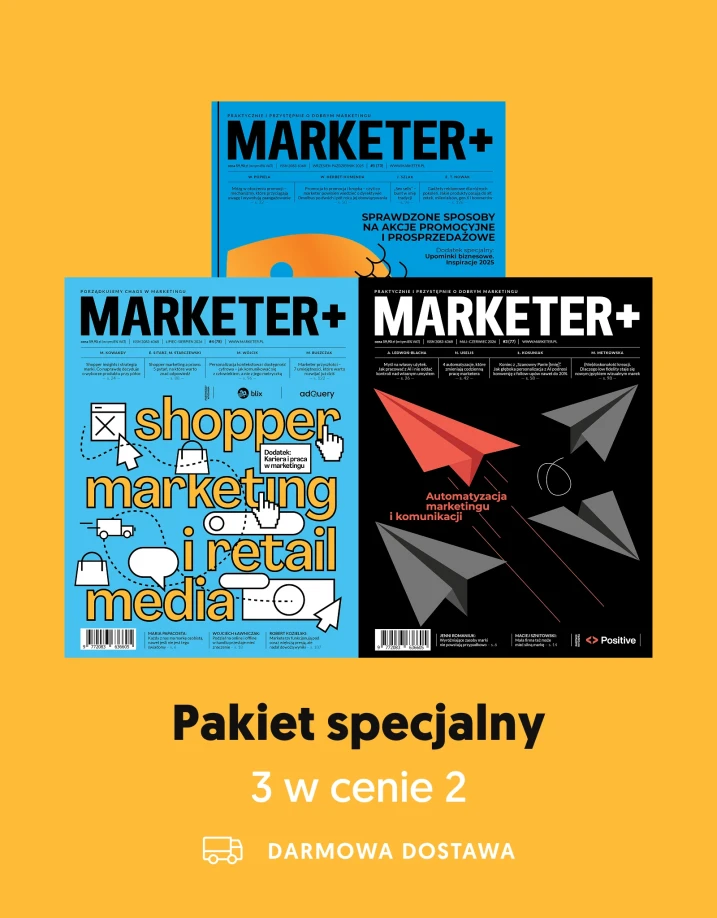 Pakiet specjalny „M+”: Shopper marketing i retail media + Automatyzacja marketingu i komunikacji + Sprawdzone sposoby na akcje promocyjne i prosprzedażowe
