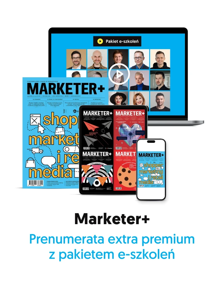 Prenumerata extra premium „Marketera+” z pakietem e-szkoleń i pełnym dostępem do archiwum