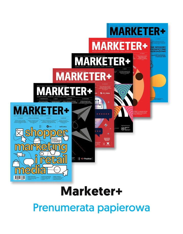 Prenumerata „Marketera+” w wersji drukowanej