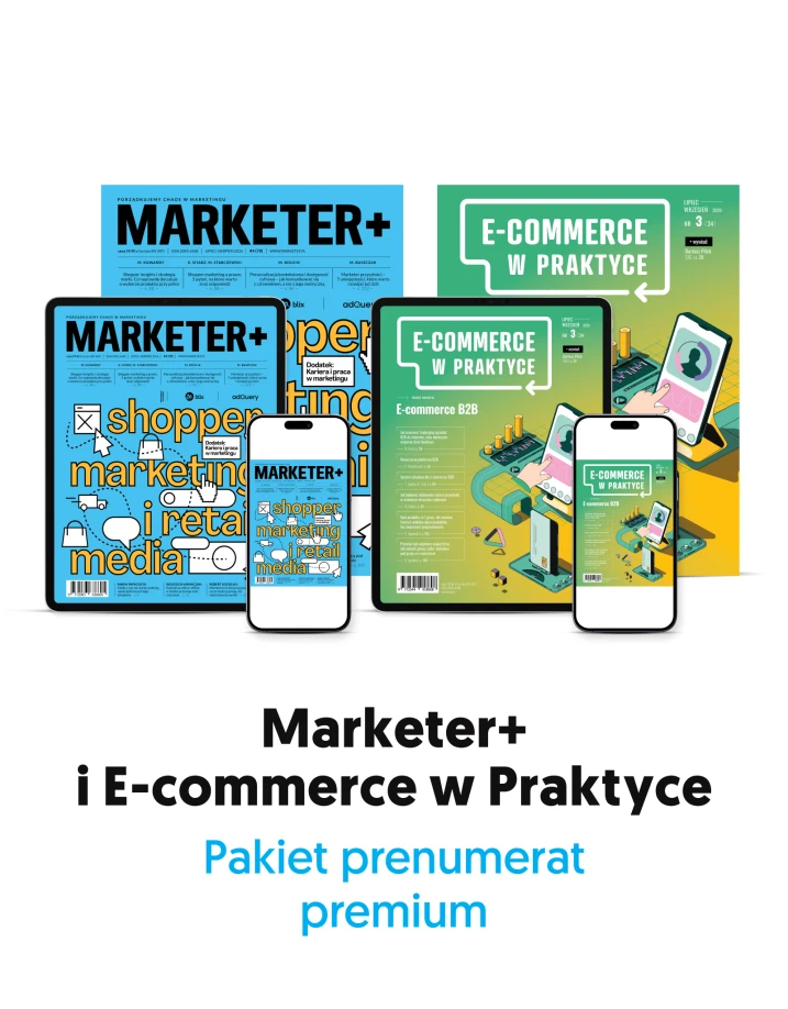 Pakiet prenumerat premium „Marketer+” i „E-commerce w Praktyce” (druk + pełny dostęp do archiwum)