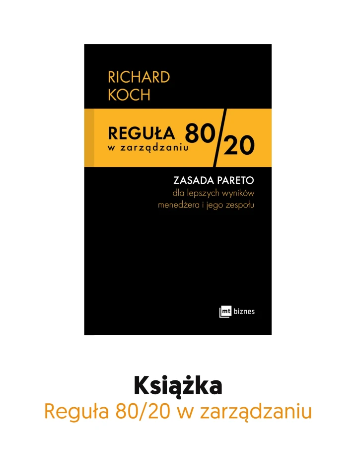 Książka „Reguła 80/20 w zarządzaniu”