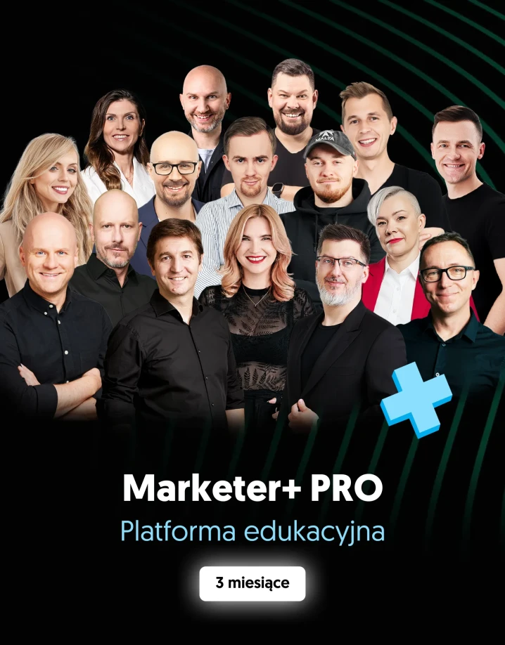 Marketer+ PRO – platforma edukacyjna (3 miesiące)