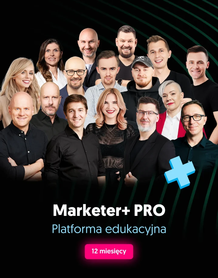 Marketer+ PRO – platforma edukacyjna (12 miesiący)