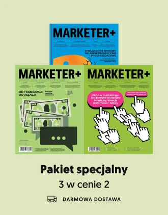 Pakiet specjalny „M+”: Od transakcji do relacji. Strategia customer experience + UX/UI w marketingu + Sprawdzone sposoby na akcje promocyjne i prosprzedażowe